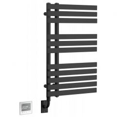 Полотенцесушитель электрический Богеме Venturo Черный 721-B, Boheme BLACK с микролифтом с подсветкой