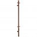 Полотенцесушитель электрический Богеме Uno Бронза 726-BRB, Boheme BRUSHED BRONZE