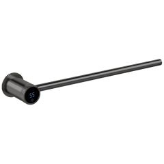 Полотенцесушитель электрический Богеме Stick Серый 727-GM, Boheme комплект, с микролифтом, латунь, вертикальная лесенка, 60, 93, 1, 93