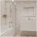 Полотенцесушитель электрический Эврика Пенелопа Х2 140x10 см, подключение справа, слева, скрытое подключение справа, матовый белый, I-образный, из стали, 4657812418651, Ewrika