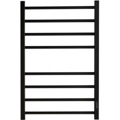 Полотенцесушитель электрический Stout (Стаут) Piano Quadro Черный матовый 80х50 см (SHQ-P2QR-008050)