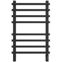 Полотенцесушитель электрический Stout (Стаут) Techno Quadro Черный матовый 80х50 см (SHQ-T2QQ-008050)