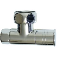 Кран для полотенцесушителя Vieir (Виеир) угловой 1/2г х 1г кругл