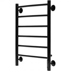 Полотенцесушитель электрический Royal Thermo (Роял Термо) Classic black П6 450х650 мм электро (new встроен. диммер)