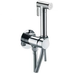 Набор гигиенического душа Fiore Shower, круглой формы, со смесителем на х/г воду, цвет черный матовый 30NN8590