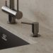Дозатор Iddis, латунь, PVD светлый графит, Kitchen Line, SDIGM00i59
