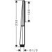 Ручной душ Hansgrohe Rainfinity, лейка 10 см., цвет: матовый черный 26866670