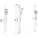 Душевой гарнитур Allen Brau (Аллен Брау) Eclipse 5.E1008-00, хром