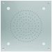 Душевая головка Graffio Kings, квадратная, потолочная 30х30 см с 7 цветной LED подсветкой, 1 режим: дождь, цвет хром KI570Q/CR