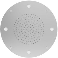 Душевая головка Graffio Kings, круглая, потолочная 30 см с белой LED подсветкой, 1 режим: дождь, цвет хром KI270T/CR