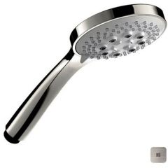 Ручной душ Almar , D10 см., с 3 типами струи, цвет: никель брашированный E082069.NB
