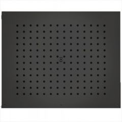 Верхний душ Bossini Rectangular 570х470 мм, цвет: черный матовый H38391.073