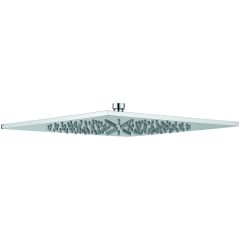 Душевая квадратная антикальковая головка Emmevi 250х250 мм, подключение 1/2, цвет хром C06658mm250/CR