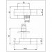 Выход/держатель/кран Ganzer (Ганзер) GZ5179-D квадратный Бронза