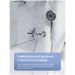 Душевой гарнитур Створки Молде S23190UCR хром, Stworki