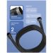Душевой шланг Створки Колдинг S32265BK 200 см, матовый черный, Stworki