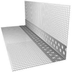 Уголок ПВХ с белой сеткой 25х25 мм 2.5 м