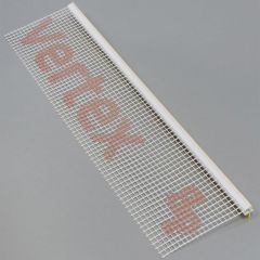 Профиль примыкания оконный FasadPro (ФасадПро) ПВХ с армирующей сеткой 6 мм 2.4 м