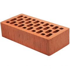 Кирпич облицовочный пустотелый Донской кирпич (Donskoj Kirpich) Красный Руст 1NF 250х120х65 мм (416 шт в поддоне упаковано пленкой)