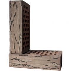 Кирпич облицовочный пустотелый Донской кирпич (Donskoj Kirpich) Винтаж Темный анобированный 250х120х65 мм 1 NF (416 шт в поддоне)