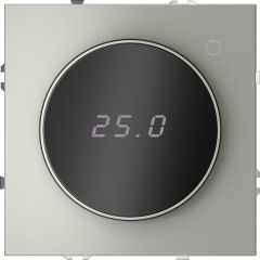 Терморегулятор электронный Voltum S70 с индикацией и датчиком, для теплого пола, (сталь) VLS070105