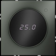 Терморегулятор электронный Voltum S70 с индикацией и датчиком, для теплого пола, (титан) VLS070106