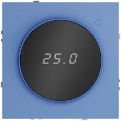 Терморегулятор электронный Вольтум S70 с индикацией и датчиком, для теплого пола, (деним) VLS070115, Voltum