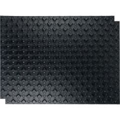 Мат для тёплого пола Stout 1100х800х20 мм чёрный с бобышками и теплоизоляцией (SMF-0001-110802)