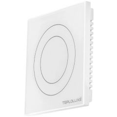 Терморегулятор электронный Теплолюкс (Teplolux) Solus Zen Wi-Fi Белый с белой рамкой