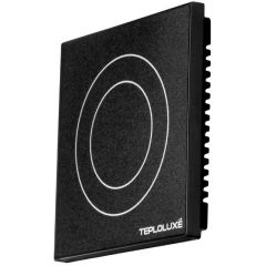 Терморегулятор электронный Теплолюкс (Teplolux) Solus Zen Wi-Fi Черный с черной рамкой