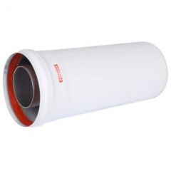 Удлинитель дымохода Rommer (Роммер) коаксиальный раструбн. 80/125 L 250 (RCA-8125-000250)