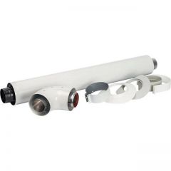 Комплект коаксиальный Stout (Стаут) для прохода через стену (совместим Vaillant Pro, Plus, Protherm Пантера, Гепард) 60/100, 850 мм (SCA-6010-230850)