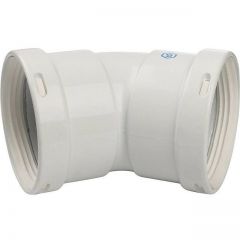 Элемент дымохода Stout (Стаут) отвод 45° м/м DN80 (SCA-0080-020045)