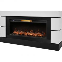 Каминокомплект Очаг Royal Thermo (Роял Термо) Aurora RTFP/P-AR40LS, портал Moderno 42/40/36, белый, р/в