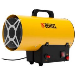 Пушка тепловая газовая Denzel (Дензель) GHG-10, 10 кВт, 300 м3/ч, пропан-бутан (96476)