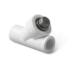 Фильтр полипропиленовый сетчатый внутренний/внутренний Pro Aqua (Про Аква) PP-R Белая, D 40 мм PA440014