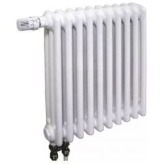 Радиатор секционный Arbonia (Арбония) 3030/38 нижнее подключение (с вентилем) № 69 1/2″ RAL 9016 Белый