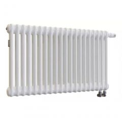 Радиатор секционный Arbonia (Арбония) 3057/22 нижнее подключение (с вентилем) № 69 твв 1/2″ RAL 9016 Белый