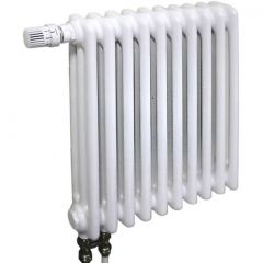 Радиатор секционный Arbonia (Арбония) 3030/10 нижнее подключение (с вентилем) № 69 1/2″ RAL 9016 Белый