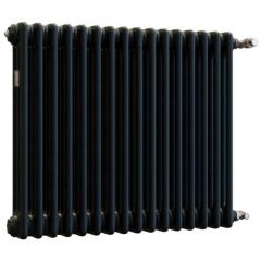 Радиатор секционный Arbonia (Арбония) 3057/28 нижнее подключение (с вентилем) № 69 1/2″ RAL 9005 МТ