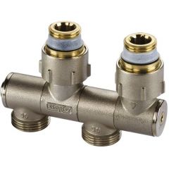 Узел нижнего подключения Simplex (Симплекс) VarioCon тип N1 двухтрубное подключение с функцией отсечки 1/2 (F12001)