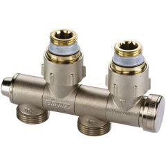 Узел нижнего подключения Simplex (Симплекс) VarioCon тип U1 одно- и двухтрубное подключение с функцией отсечки слива и заполнения 1/2 (F10026)