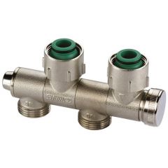 Узел нижнего подключения Simplex (Симплекс) VarioCon тип U2 одно- и двухтрубное подключение с функцией отсечки слива и заполнения 3/4 (F10027)