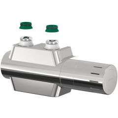 Комплект подключения радиатора Simplex (Симплекс) Variodesign со встроенным байпасом хром (F12166)