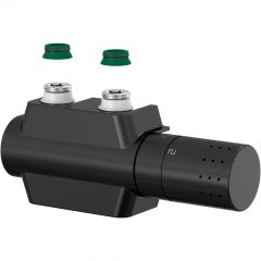 Комплект подключения радиатора Simplex (Симплекс) Variodesign черный (F12162)