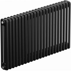 Радиатор стальной трубчатый Rifar (Рифар) Tubog 3057 22 секции 1012x565x107 мм боковое подключение 3/4″ Антрацит матовый