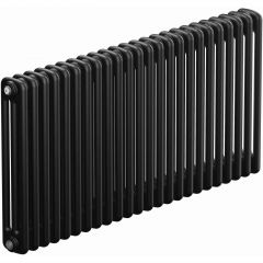 Радиатор стальной трубчатый Rifar (Рифар) Tubog 3057 24 секции 1104x565x107 мм боковое подключение 3/4″ Антрацит матовый