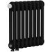 Радиатор стальной трубчатый Rifar (Рифар) Tubog Ventil 3037 12 секций 552x365x107 мм нижнее подключение (с вентилем) 3/4″ Антрацит матовый