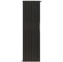 Радиатор алюминиевый Stout (Стаут) Sebino 1800 6 секций универсальное подключение черный 2748 cod.07 (SRA-1120-18000706)