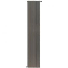 Радиатор алюминиевый Stout (Стаут) Sebino 1800 4 секции универсальное подключение серый 2676 cod.08 (SRA-1120-18000804)